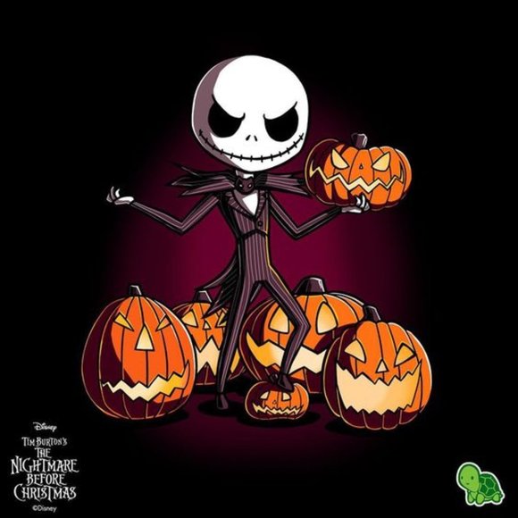 DISNEY Nightmare Before Christmas Short Sleeve Black Graphic Kids T-shirt Size L - Picture 6 of 6